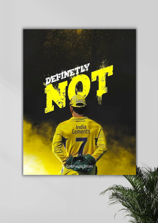MSD x Definitely Not Poster