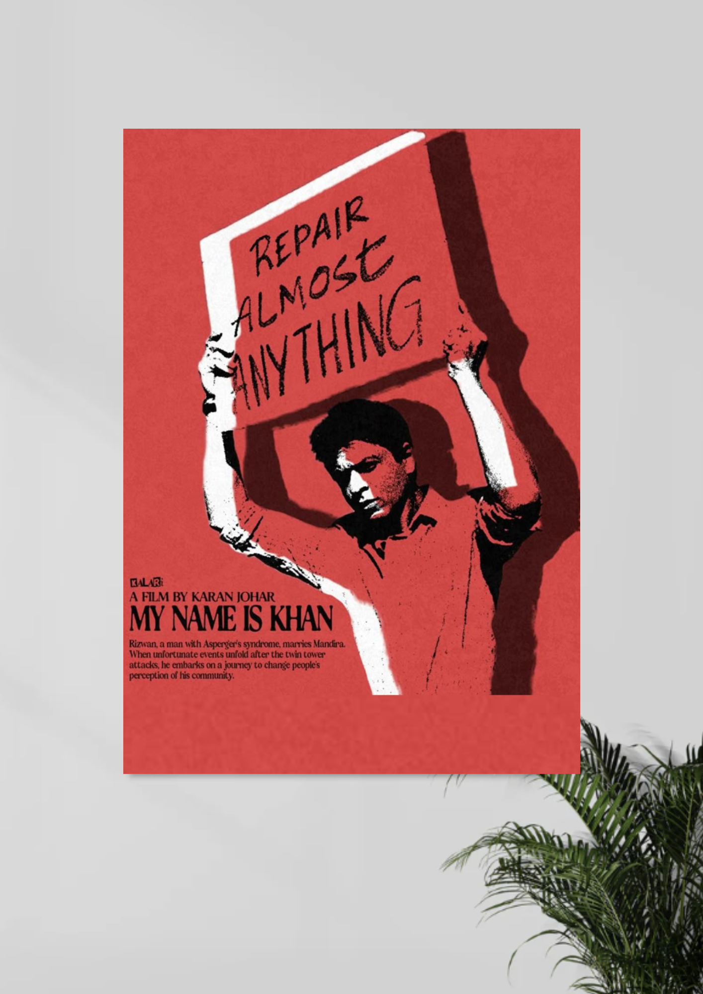 SRK x My Name Is Khan Poster