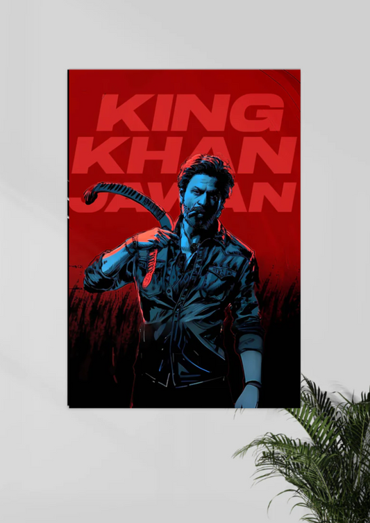 King Khan x Jawan Poster
